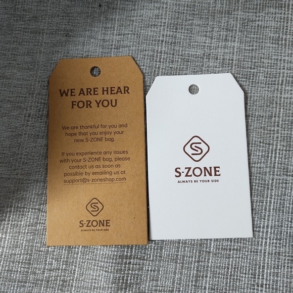 S-ZONE Leather Backpack/Purse - Picture 13 of 14